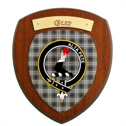 ScotsTee Shop Scottish Glen Clan Crest Scottish Tartan Wooden Wall Plaque
