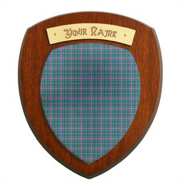 ScotsTee Shop Scottish Ralston Clan Tartan Wooden Wall Plaque Personalize with Your Name