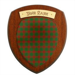 ScotsTee Shop Scottish Middleton Clan Tartan Wooden Wall Plaque Personalize with Your Name