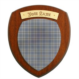 ScotsTee Shop Scottish Tweedie Clan Tartan Wooden Wall Plaque Personalize with Your Name