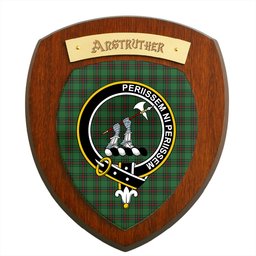 ScotsTee Shop Scottish Anstruther Clan Crest Scottish Tartan Wooden Wall Plaque