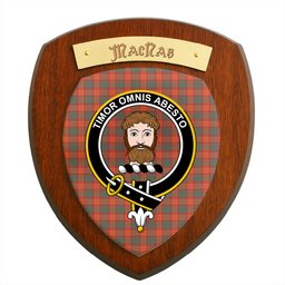 ScotsTee Shop Scottish MacNab Ancient Clan Crest Scottish Tartan Wooden Wall Plaque