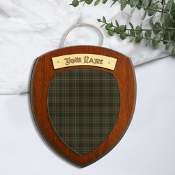 ScotsTee Shop Scottish Pilette of Kinnear Clan Tartan Wooden Wall Plaque Personalize with Your Name