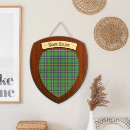 ScotsTee Shop Scottish New Mexico Clan Tartan Wooden Wall Plaque Personalize with Your Name