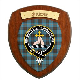 ScotsTee Shop Scottish Garden Clan Crest Scottish Tartan Wooden Wall Plaque