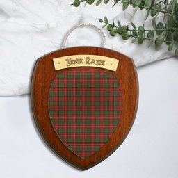 ScotsTee Shop Scottish Nisbet Clan Tartan Wooden Wall Plaque Personalize with Your Name