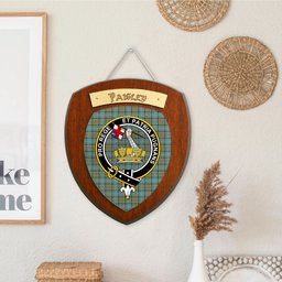 ScotsTee Shop Scottish Paisley District Clan Crest Scottish Tartan Wooden Wall Plaque