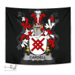 Irish Cardell Coat of Arms Family Crest Ireland Tapestry Irish Tapestry