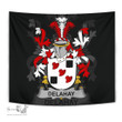 Irish Delahay Coat of Arms Family Crest Ireland Tapestry Irish Tapestry