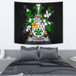 Irish Flower Coat of Arms Family Crest Ireland Tapestry Irish Tapestry