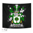 Irish Flanagan or O'Flanagan Coat of Arms Family Crest Ireland Tapestry Irish Tapestry
