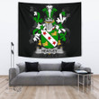 Irish Heatley Coat of Arms Family Crest Ireland Tapestry Irish Tapestry