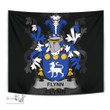 Irish Flynn or O'Flynn Coat of Arms Family Crest Ireland Tapestry Irish Tapestry