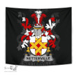 Irish Netterville or Netterfield Coat of Arms Family Crest Ireland Tapestry Irish Tapestry