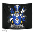 Irish McDowell Coat of Arms Family Crest Ireland Tapestry Irish Tapestry