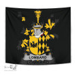 Irish Lombard Coat of Arms Family Crest Ireland Tapestry Irish Tapestry