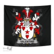 Irish Valentine Coat of Arms Family Crest Ireland Tapestry Irish Tapestry