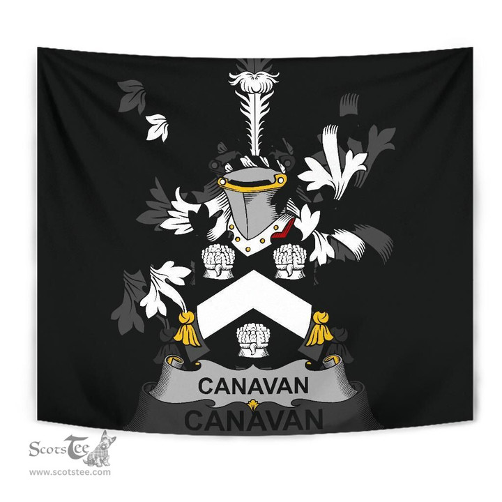 Irish Canavan or O'Canavan Coat of Arms Family Crest Ireland Tapestry Irish Tapestry