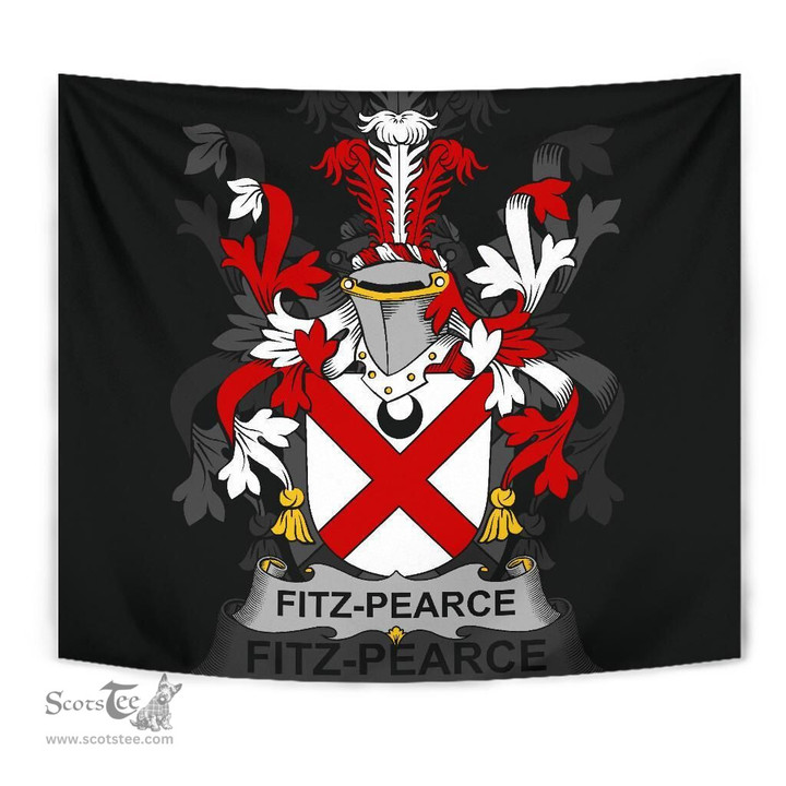 Irish Fitz-Pearce Coat of Arms Family Crest Ireland Tapestry Irish Tapestry