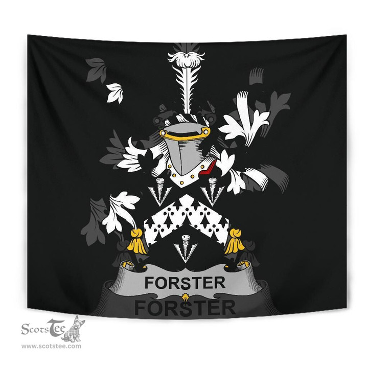 Irish Forster Coat of Arms Family Crest Ireland Tapestry Irish Tapestry