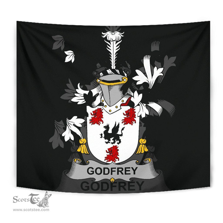 Irish Godfrey (of Bushfield) Coat of Arms Family Crest Ireland Tapestry Irish Tapestry