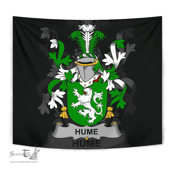 Irish Hume Coat of Arms Family Crest Ireland Tapestry Irish Tapestry