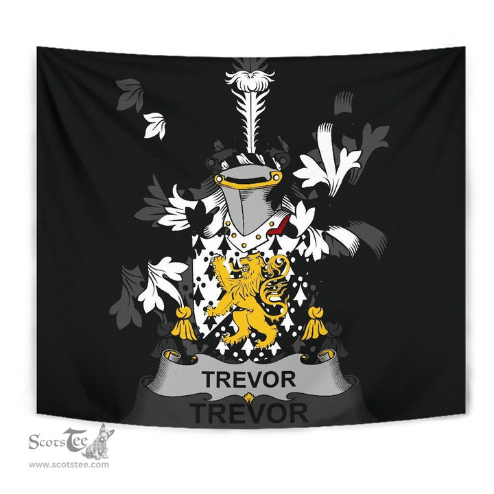 Irish Trevor Coat of Arms Family Crest Ireland Tapestry Irish Tapestry