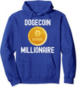 Dogecoin Gifts, Dogecoin Millionaire Pullover Hoodie