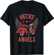 Hecks Angels - Funny Scooter Gift - Vintage Moped Graphic T-Shirt
