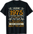June 1975 Vintage 46 Years Old 46th Birthday Gift Family T-Shirt