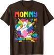 Mommy Of The Birthday Princess Girl Dabbing Unicorn Mom T-Shirt