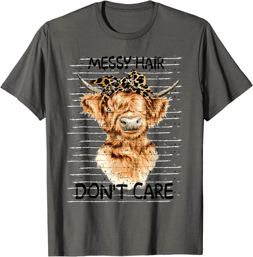 Messy Hair Don't Care T-Shirt