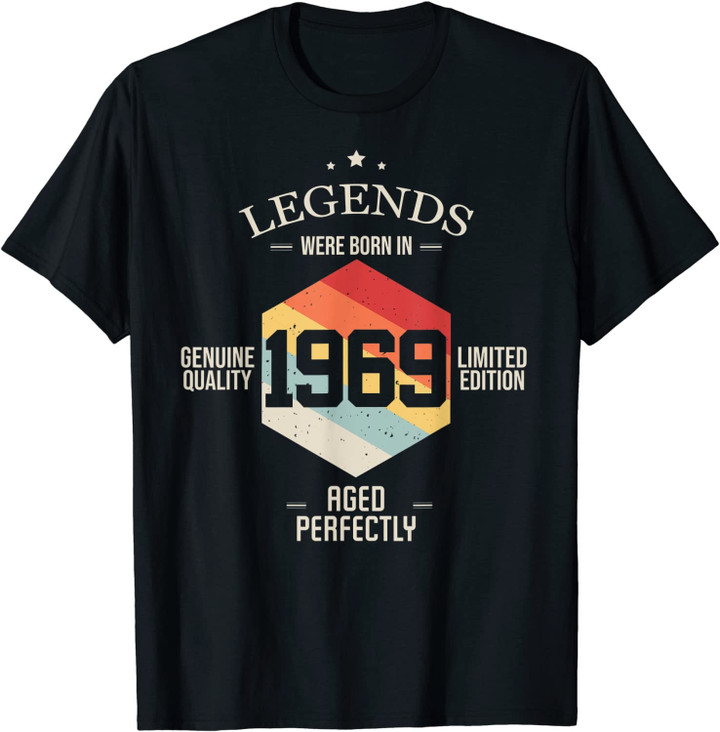 1969 TShirt Vintage 50th Birthday gifts for men and women