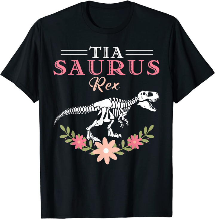 Funny Spanish Mother's Day, Auntie Gift gift | Tia Saurus Re T-Shirt