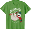 Merry Christmas Slothmas Sloth Lovers Xmas Holiday Gift T-Shirt