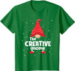 Creative Gnome Family Matching Christmas Funny Gift Pajama T-Shirt