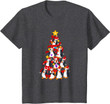 Funny Penguin Christmas Tree - Xmas Santa Claus Penguin Gift T-Shirt