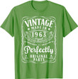 Vintage 1963 Retro 60 Year Old Gift 60th Birthday T-Shirt