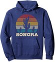 Sonora Mexico Cactus Vintage Retro Desert Souvenir Gift Pullover Hoodie