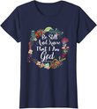 Womens Be Still And Know That I Am God Cute Women Christian T-Shirt T-Shirt