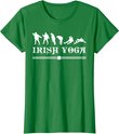 Irish Yoga St Patrick's Day Drinking Team Gift for Drunk Men T-Shirt