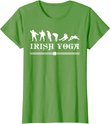 Irish Yoga St Patrick's Day Drinking Team Gift for Drunk Men T-Shirt