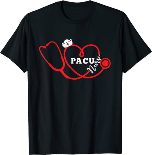 Valentine Heart Pacu Nurse T Shirt, Women's Day Gift T-Shirt