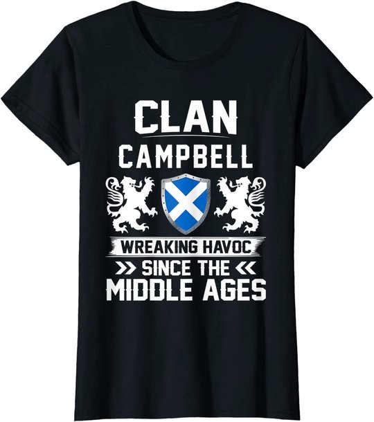 Clan CAMPBELL scottish family scotland mothers day fathers T-Shirt