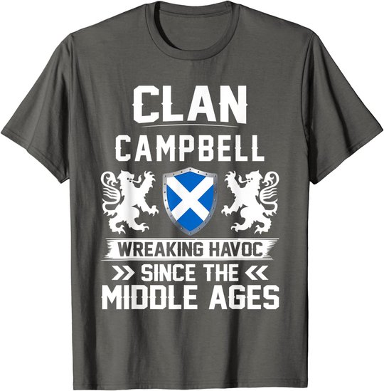 Clan CAMPBELL scottish family scotland mothers day fathers T-Shirt