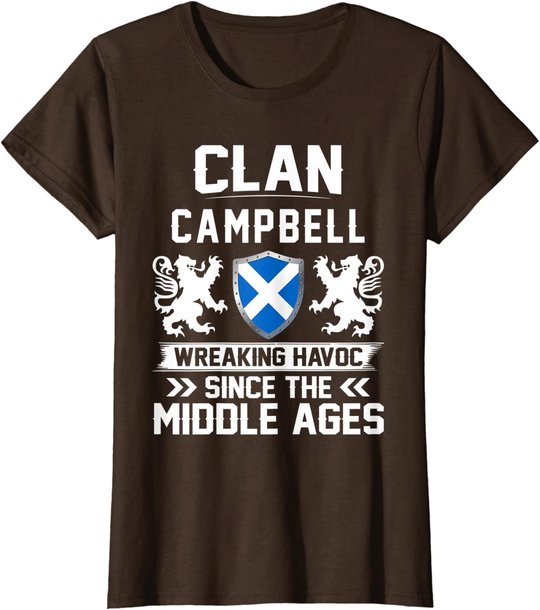 Clan CAMPBELL scottish family scotland mothers day fathers T-Shirt