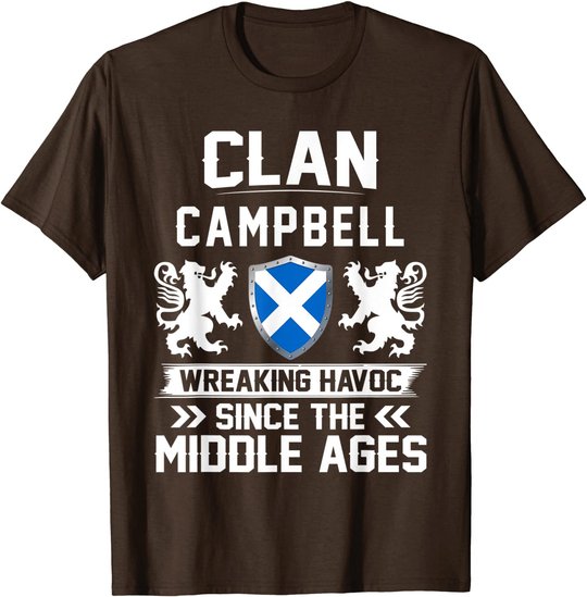 Clan CAMPBELL scottish family scotland mothers day fathers T-Shirt