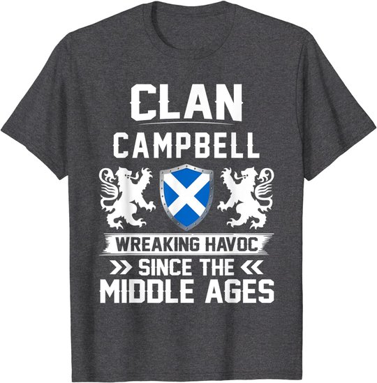 Clan CAMPBELL scottish family scotland mothers day fathers T-Shirt