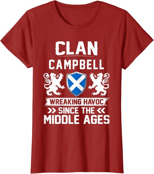 Clan CAMPBELL scottish family scotland mothers day fathers T-Shirt