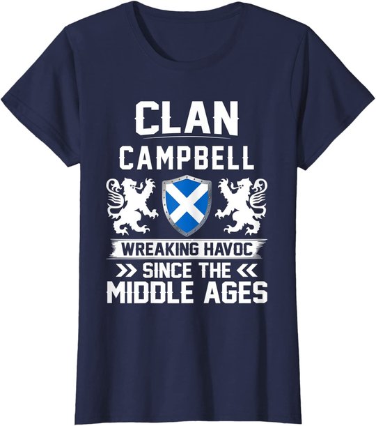 Clan CAMPBELL scottish family scotland mothers day fathers T-Shirt